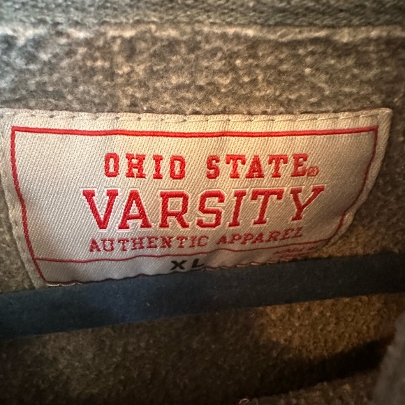 OHIO STATE VARSITY | Women’s XL Grey Hoodie Authentic Apparel - Picture 2 of 3